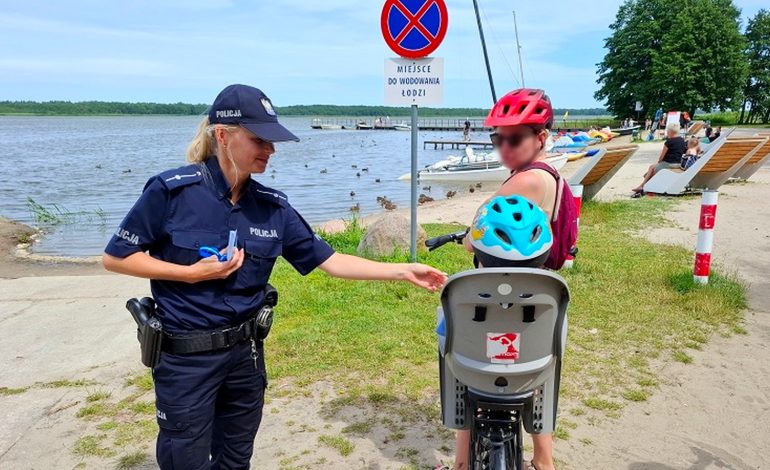  Lęborscy policjanci skontrolowali kąpieliska i miejsca wypoczynku [ZDJĘCIA]