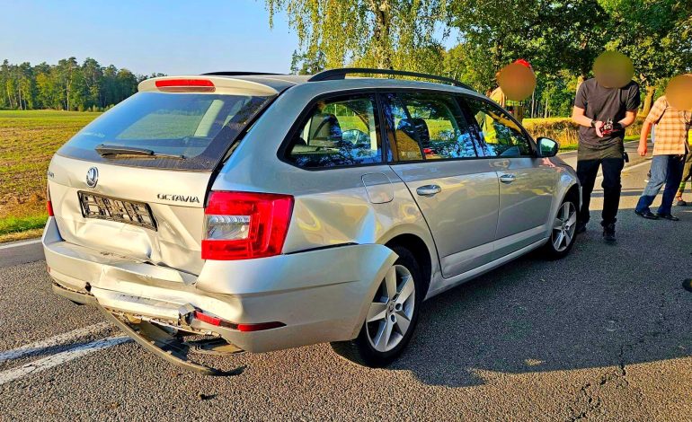  Kolizja trzech pojazdów w powiecie lęborskim